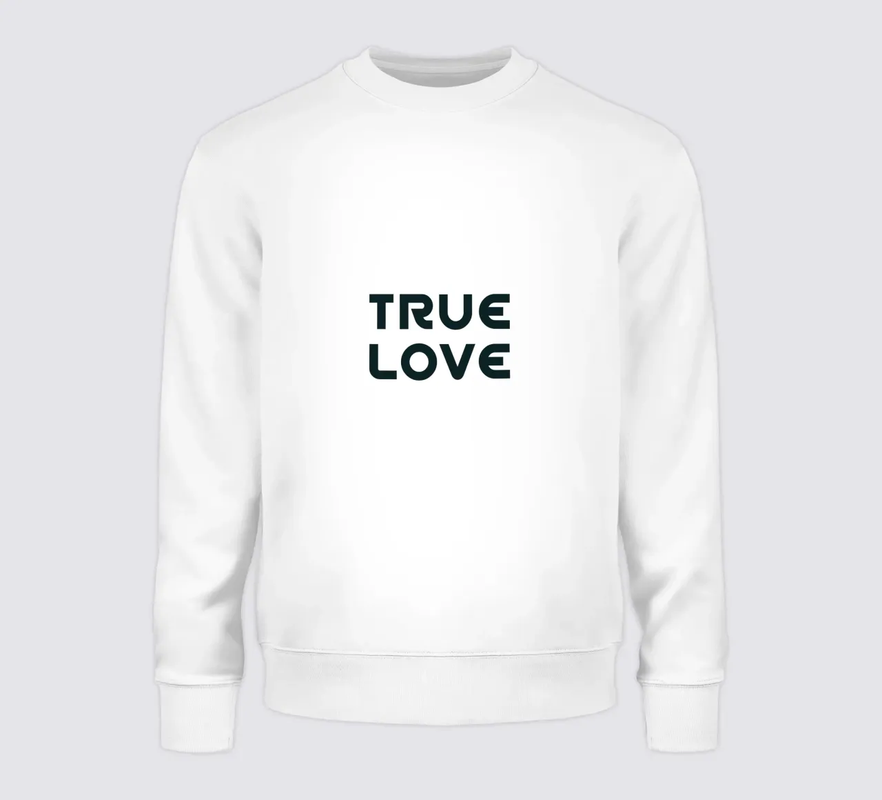 Amore vero Minimalista Semplice Elegante felpa da YV TYPOGRAPHY