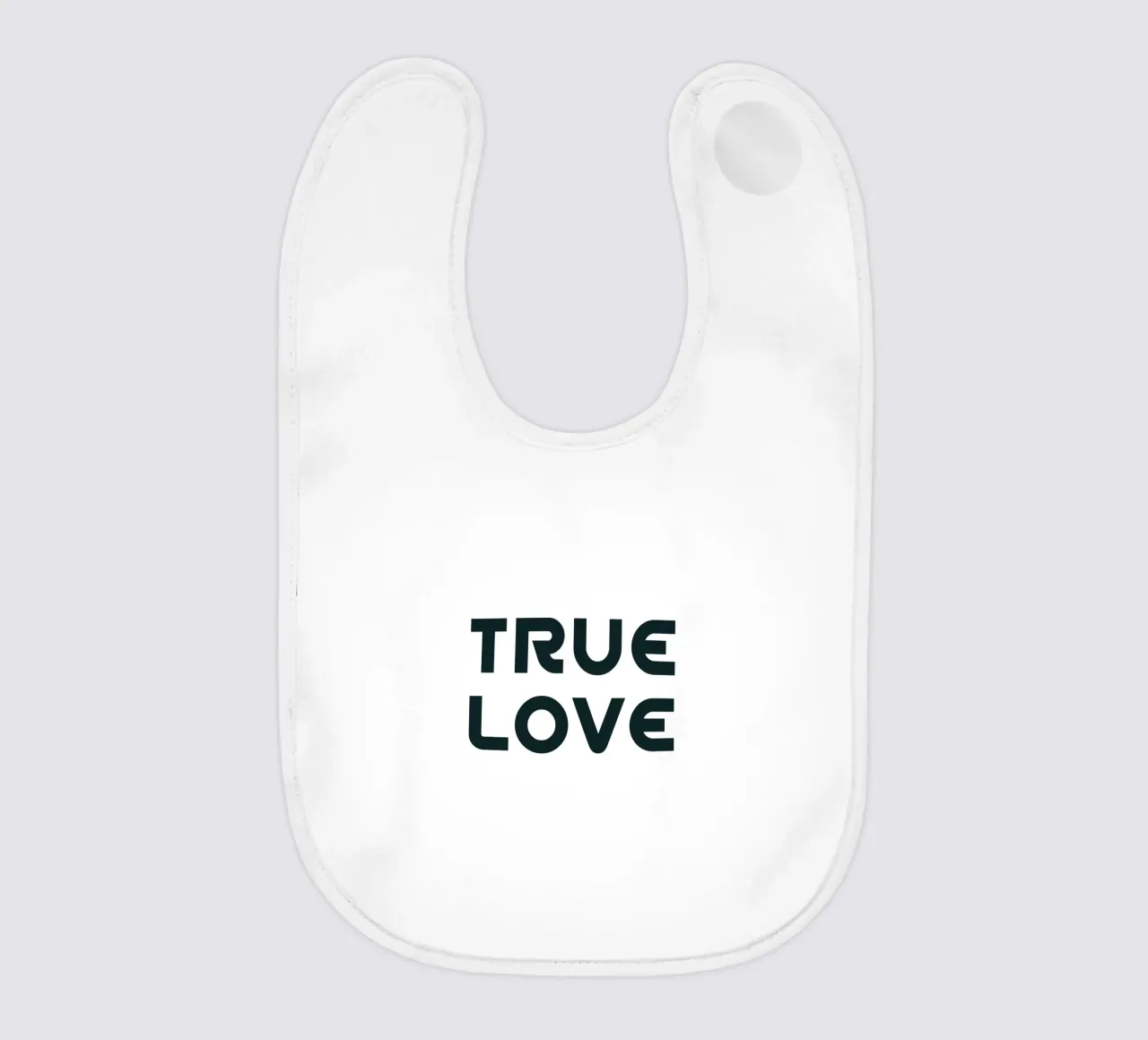 Amore vero Minimalista Semplice Elegante bavaglino da YV TYPOGRAPHY