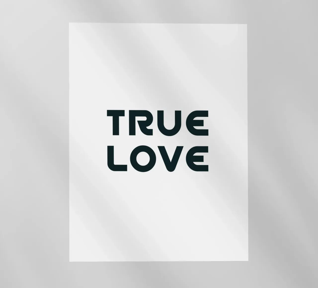 Amore vero Minimalista Semplice Elegante pellicola backlit da YV TYPOGRAPHY