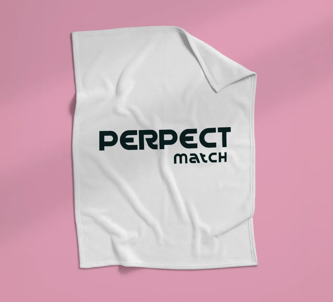 Abbinamento perfetto Tipografia semplice e minimalista coperta in pile da YV TYPOGRAPHY