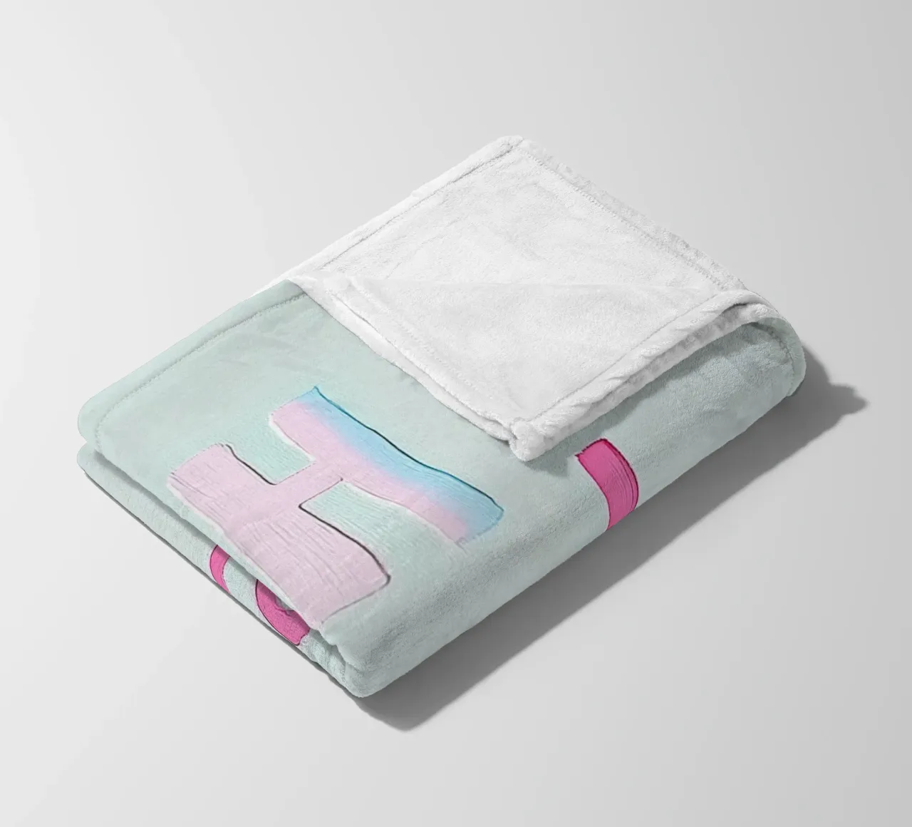 Slogan Oh Merde Pastel coperta in pile da Carinaprint