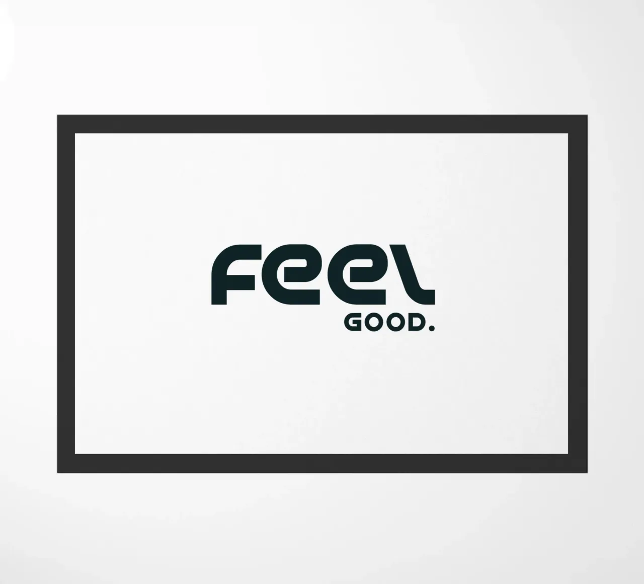 Sentirsi bene Minimalista Semplice Elegante zerbino da YV TYPOGRAPHY