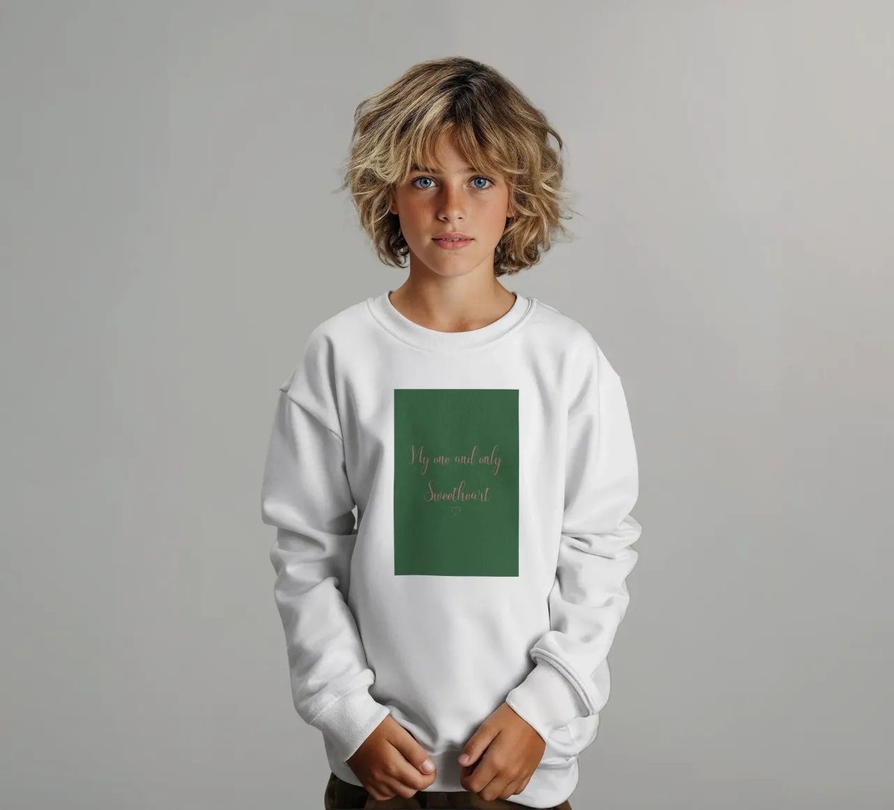 Il mio unico tesoro felpa bambino da Carinaprint