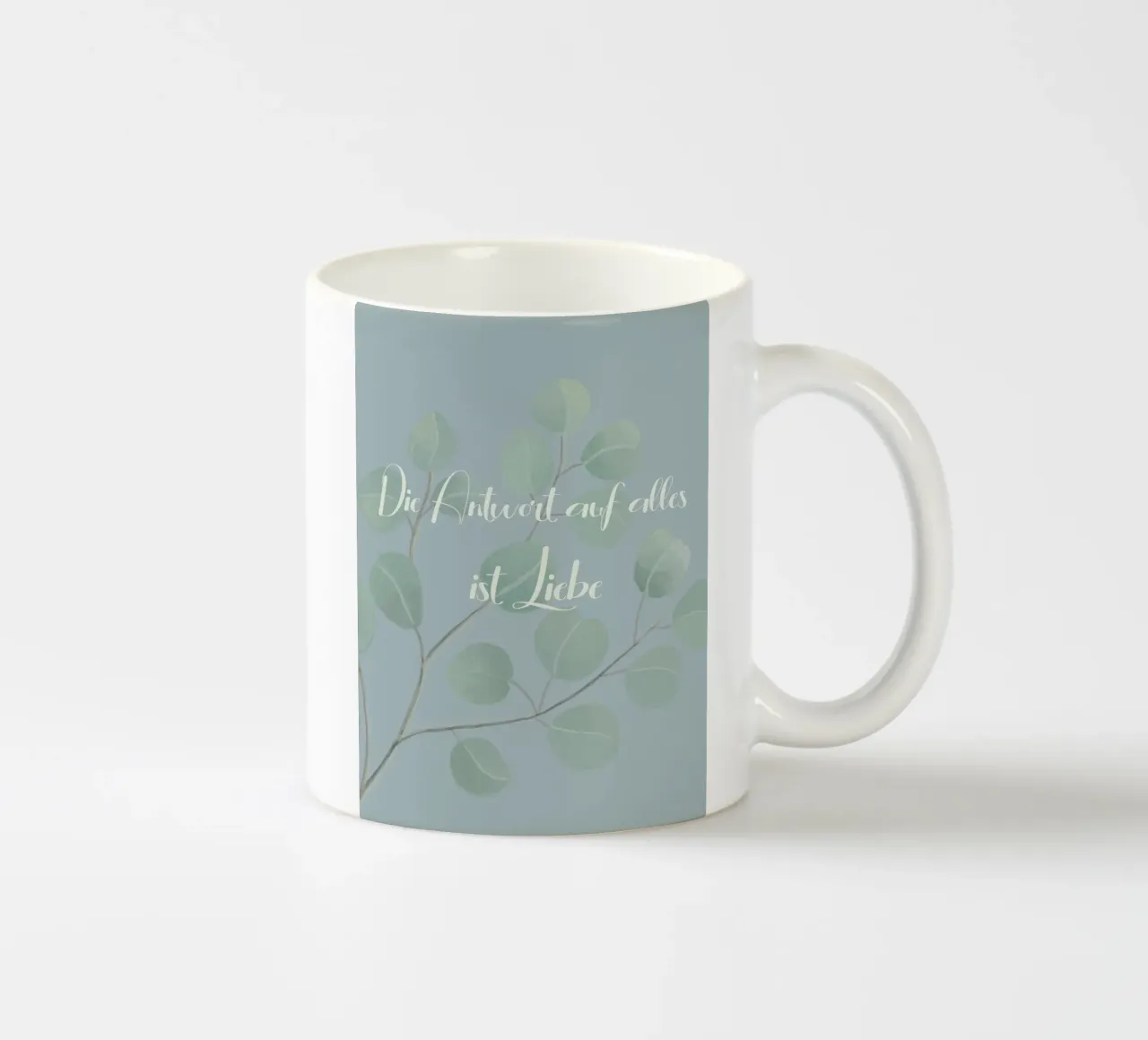 Risposta all'amore tazza in ceramica da Carinaprint