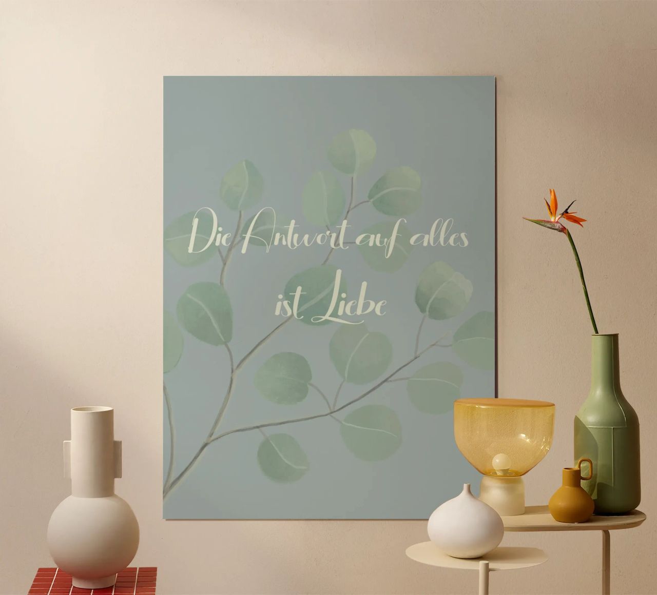 Antwort auf Liebe Poster von Carinaprint