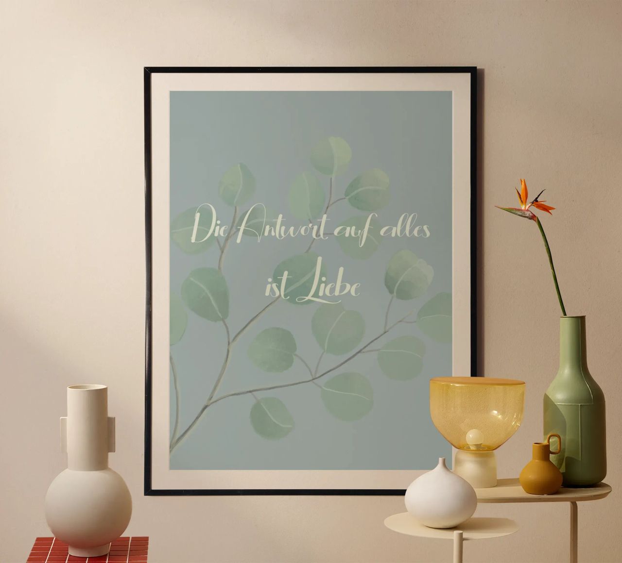 Antwort auf Liebe Poster von Carinaprint