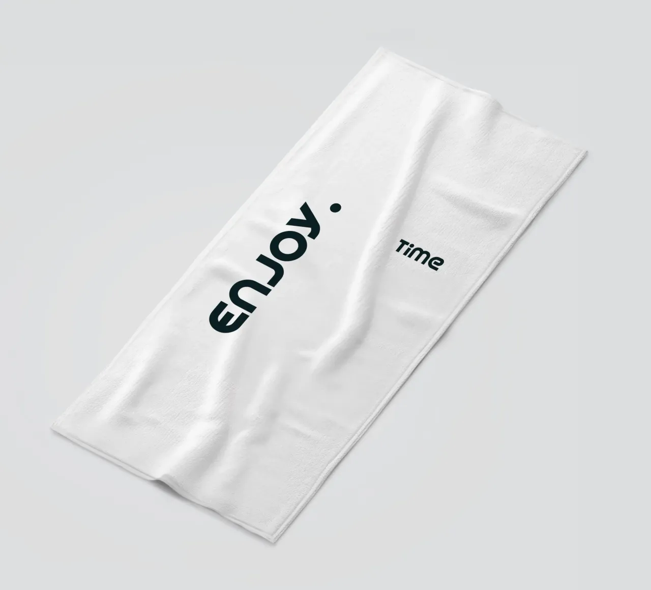 Enjoy Time Tipografia moderna e minimalista telo mare da YV TYPOGRAPHY