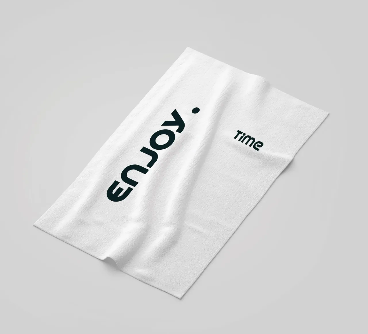 Enjoy Time Tipografia moderna e minimalista telo mare da YV TYPOGRAPHY