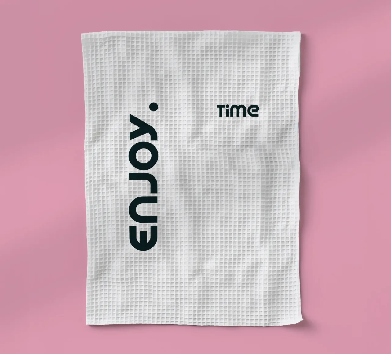 Enjoy Time Tipografia moderna e minimalista canovaccio da cucina da YV TYPOGRAPHY