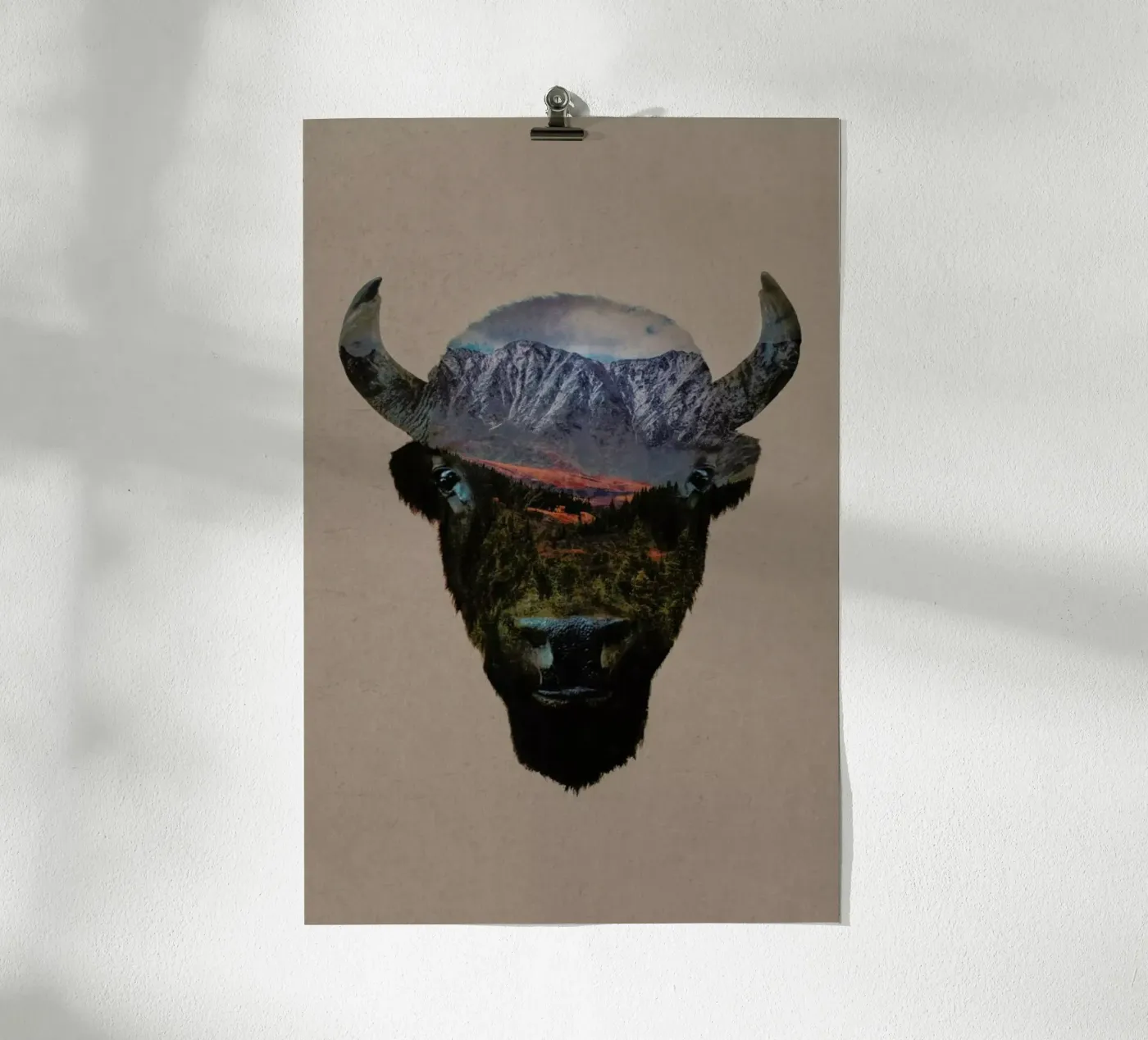 Bison Peak poster by Davies Babies