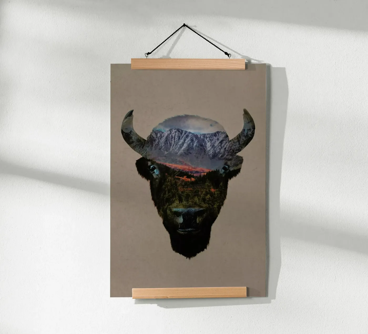 Bison Peak poster by Davies Babies