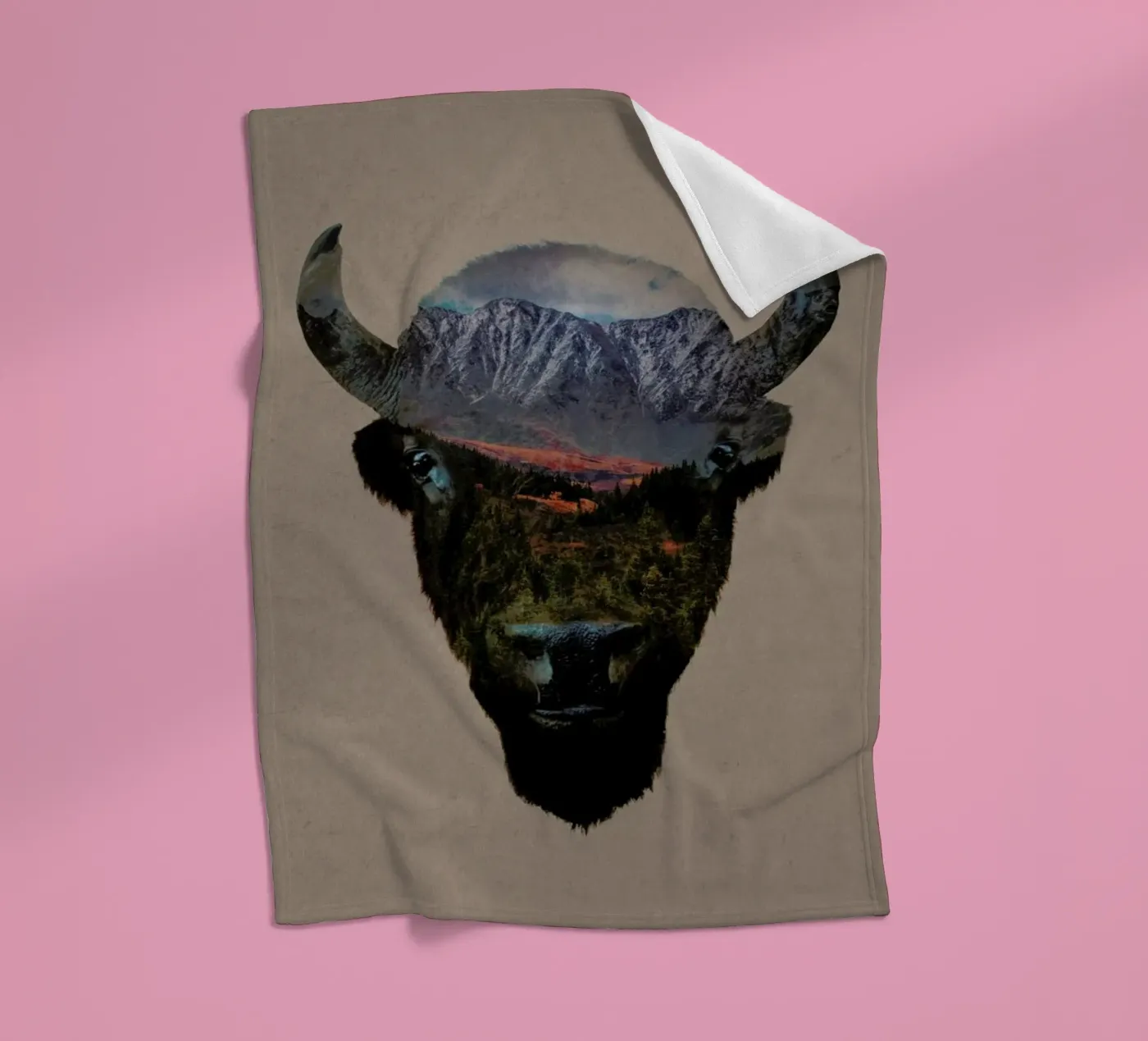 Bison Peak fleecedeken van Davies Babies