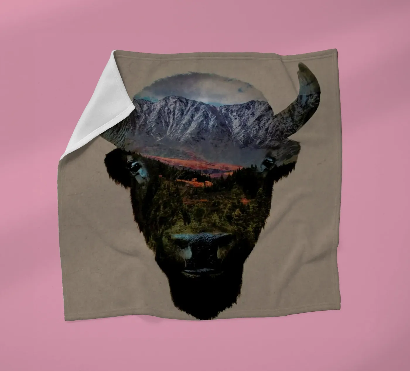 Bison Peak fleecedeken van Davies Babies