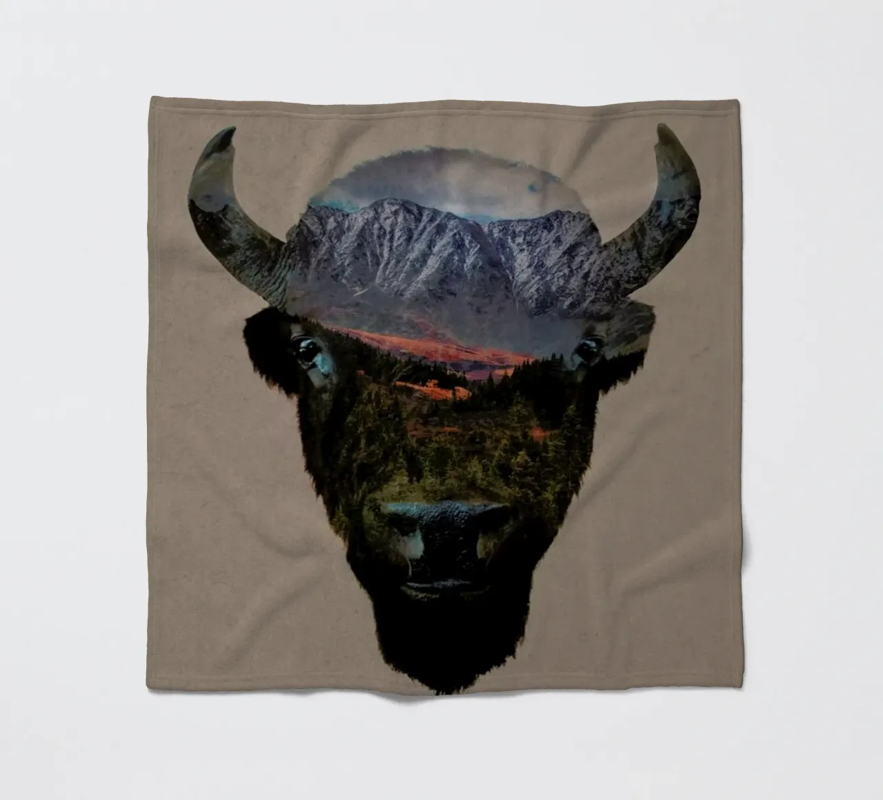 Bison Peak coperta in pile da Davies Babies