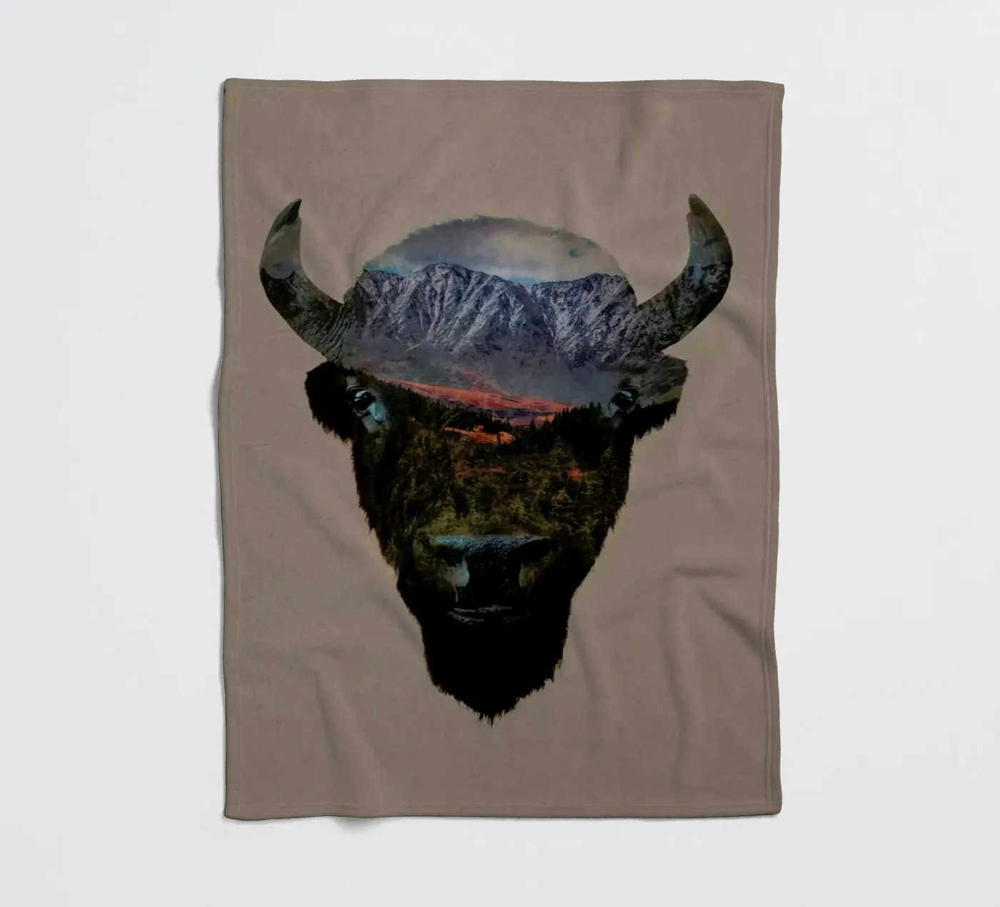 Bison Peak fleecedeken van Davies Babies