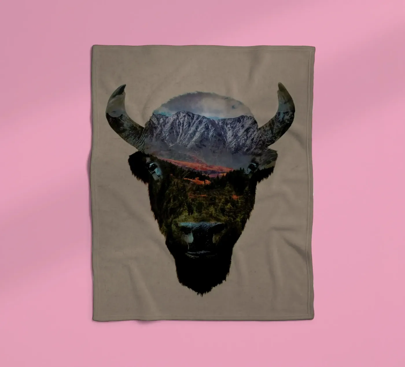 Bison Peak fleecedeken van Davies Babies