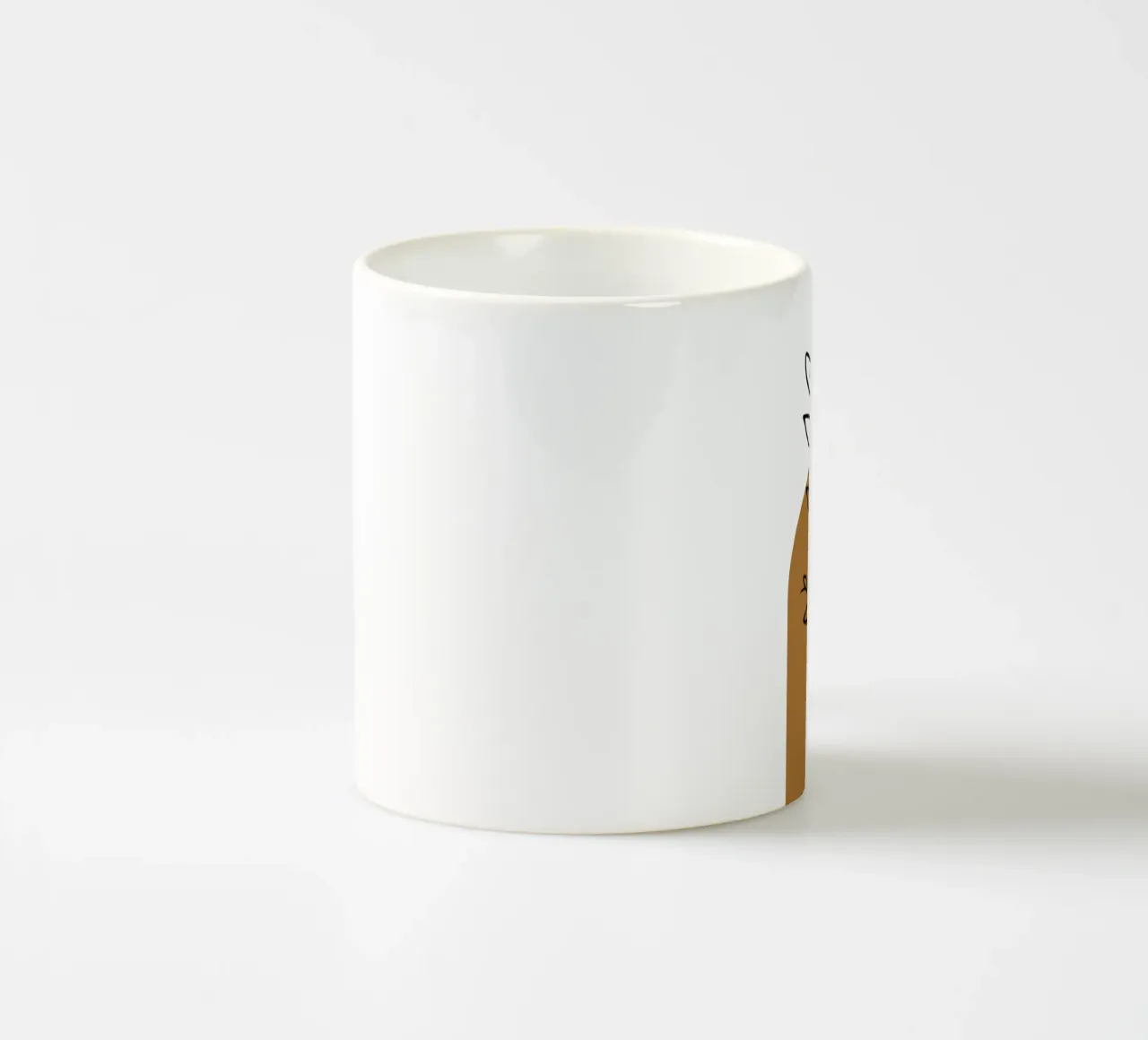 Fiori semplici, eleganti e minimalisti tazza in ceramica da YSV MINIMALIST
