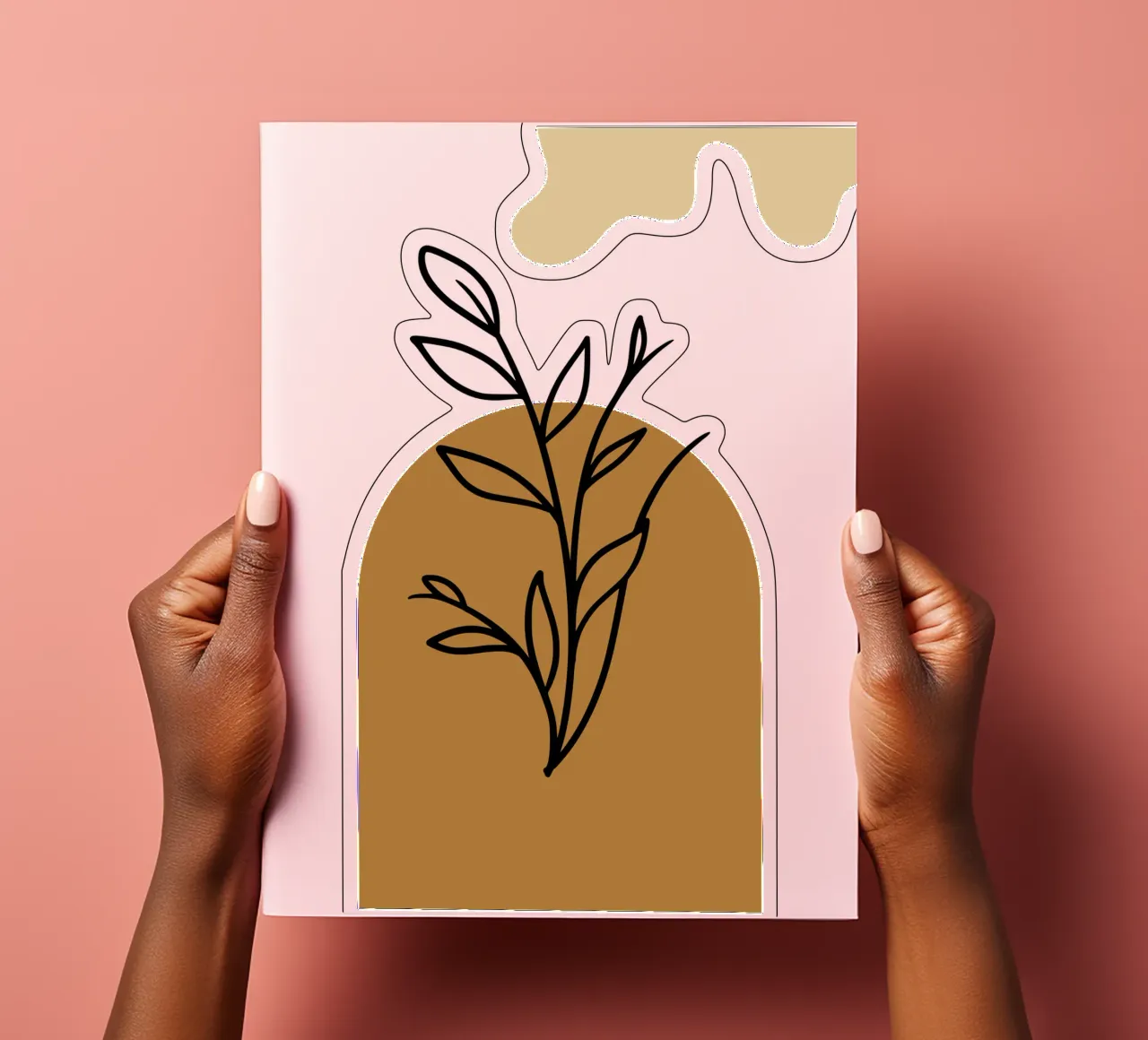 Simple Elegant Minimalist Flowers sticker sheet by YSV MINIMALIST