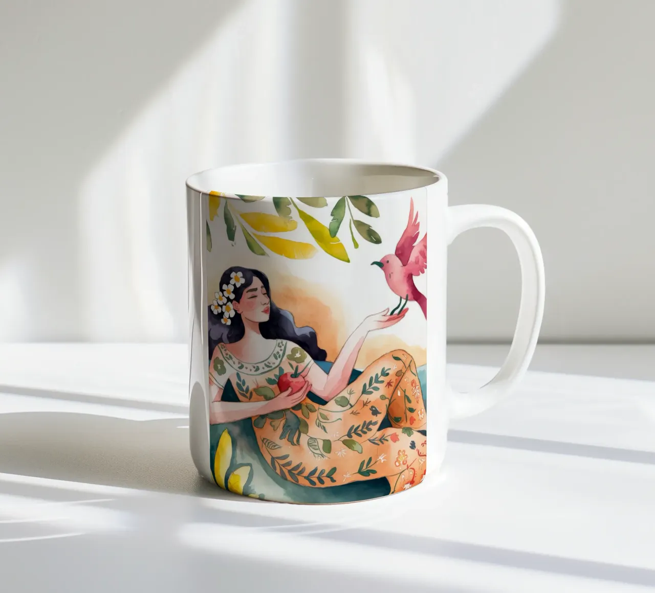 Serenata della natura tazza in ceramica da Artie Shifa