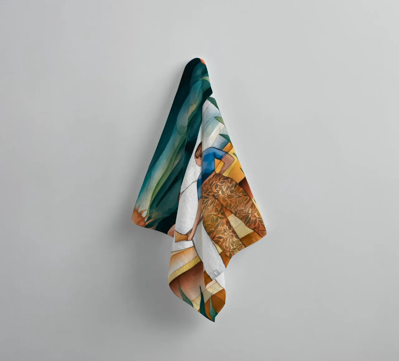 Celestial Wanderers towel by Artie Shifa