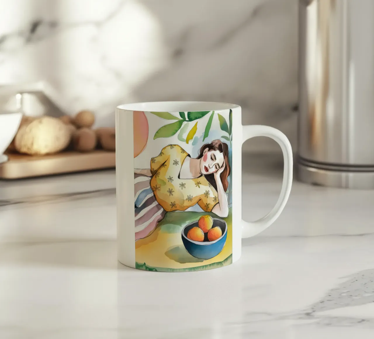 Sogni baciati dal sole tazza in ceramica da Artie Shifa