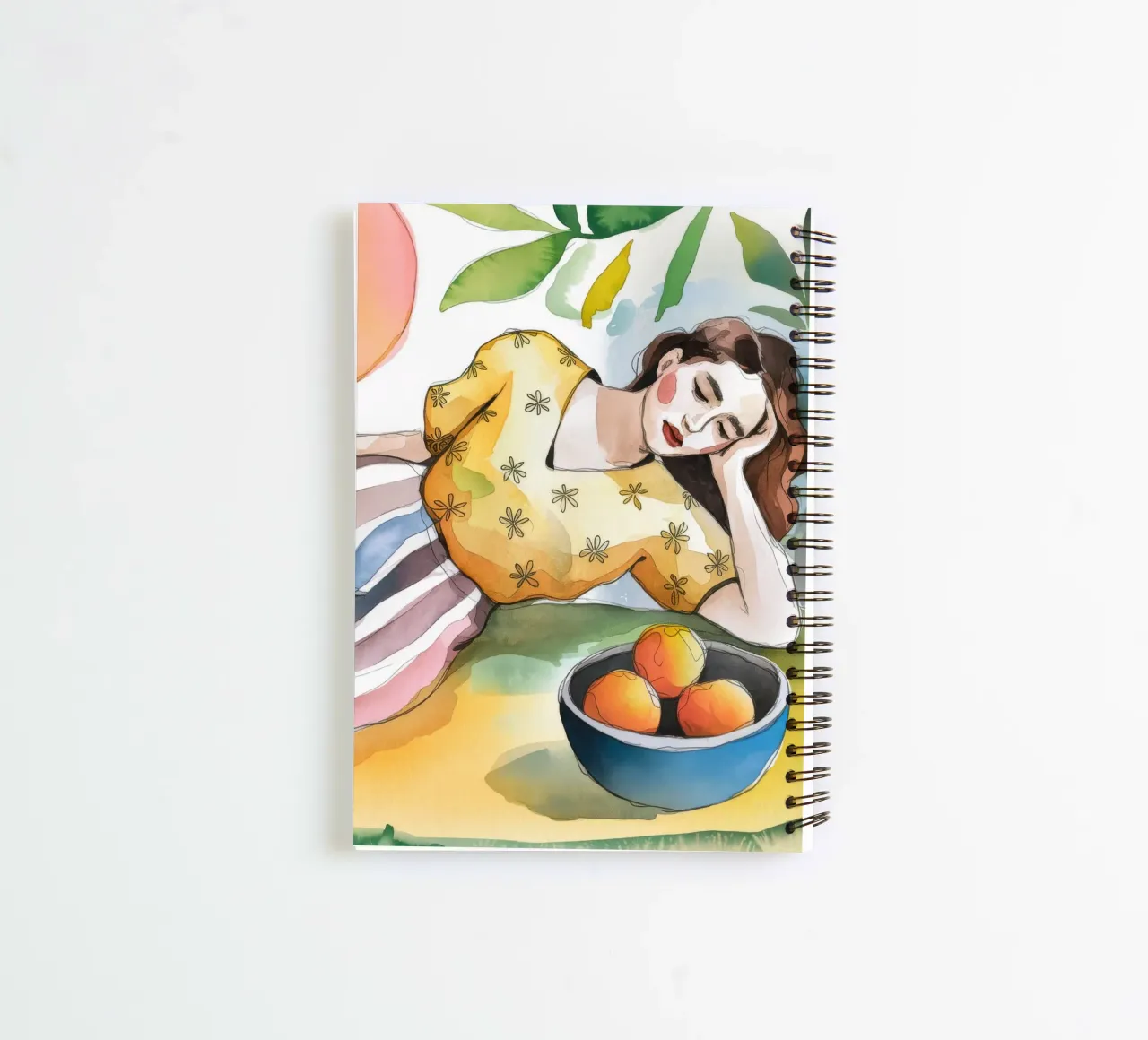 Sun Kissed Dreams spiral notebook by Artie Shifa