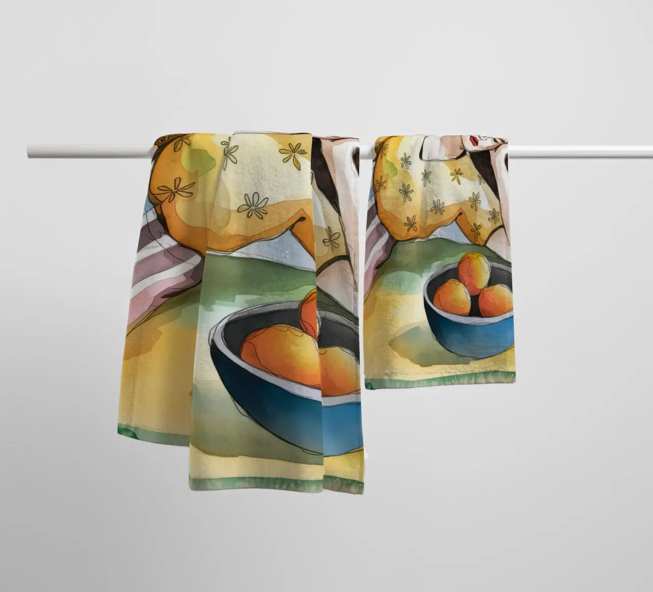 Sogni baciati dal sole asciugamano da bagno da Artie Shifa