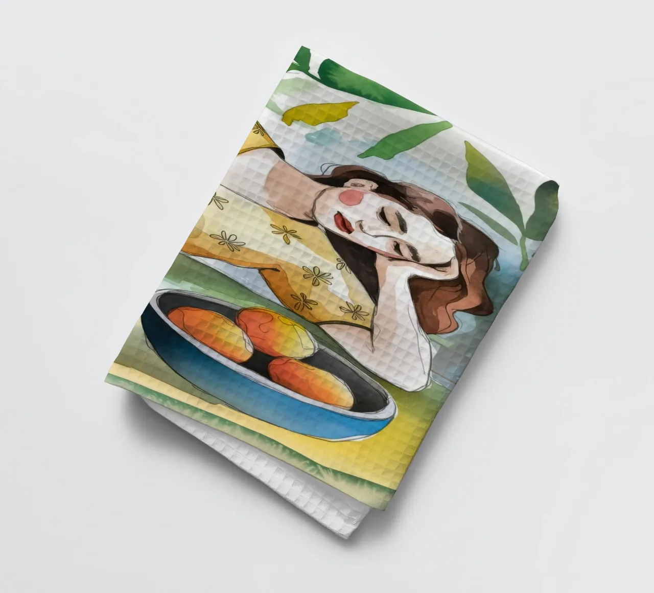 Sogni baciati dal sole canovaccio da cucina da Artie Shifa