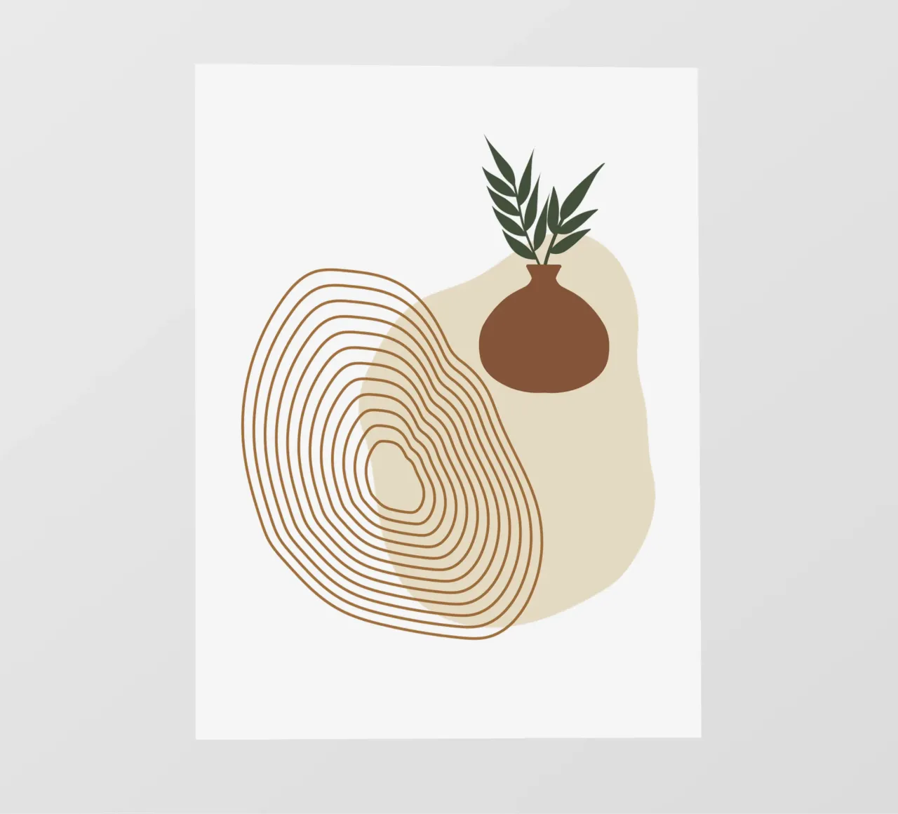 Vaso di fiori estetico minimalista Boho pellicola backlit da YSV MINIMALIST