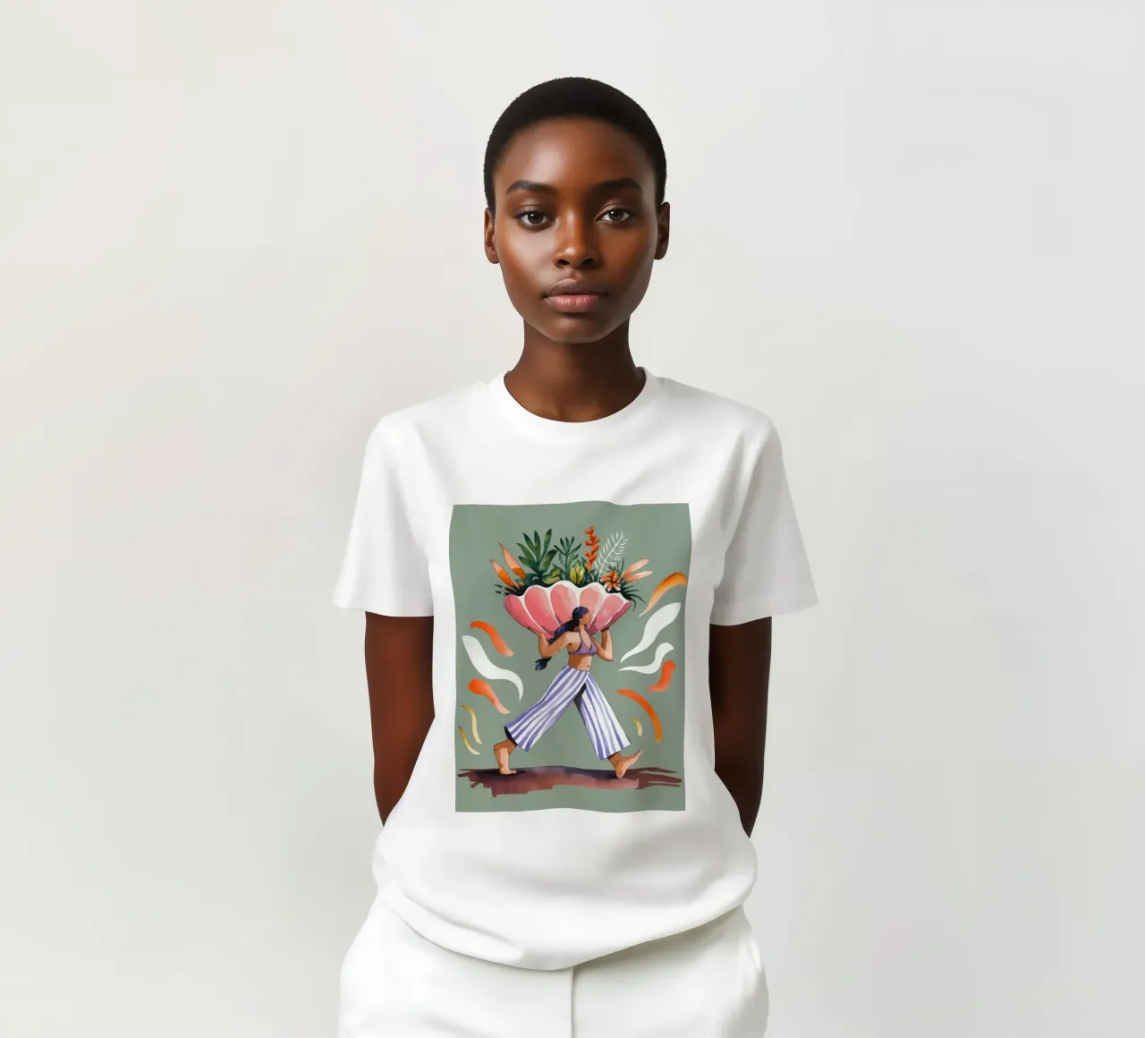 Fardello botanico t-shirt da Artie Shifa