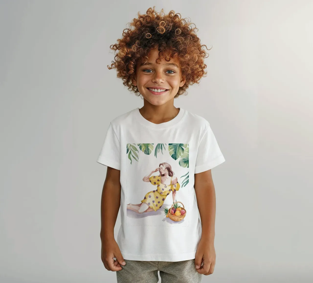 Tropical Tranquility kids t-shirt by Artie Shifa