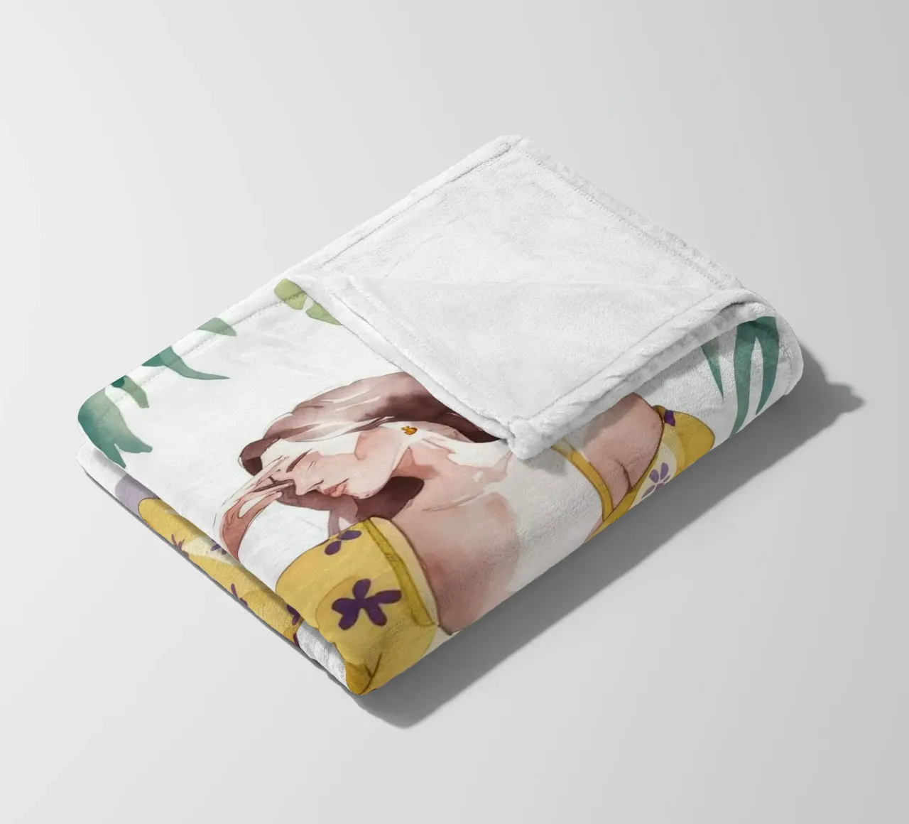 Tranquillità tropicale coperta in pile da Artie Shifa