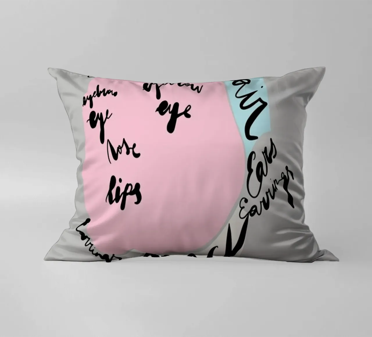 Naming the Face cuscino da Linda Gobeta