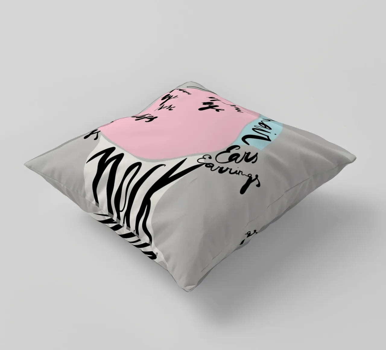 Naming the Face cuscino da Linda Gobeta