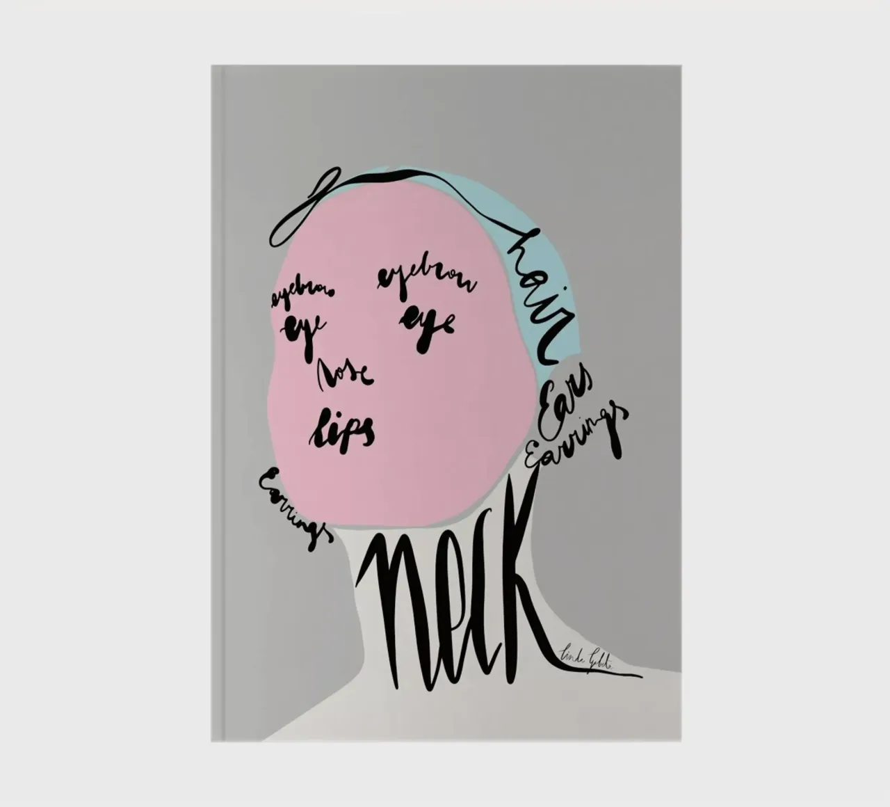 Naming the Face Notizbuch von Linda Gobeta