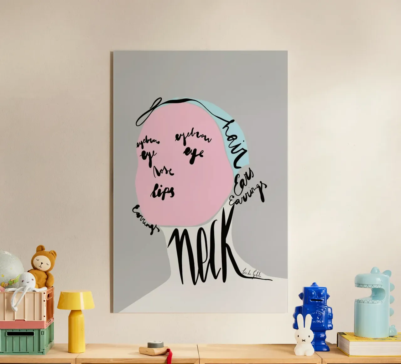 Naming the Face plexiglass da Linda Gobeta