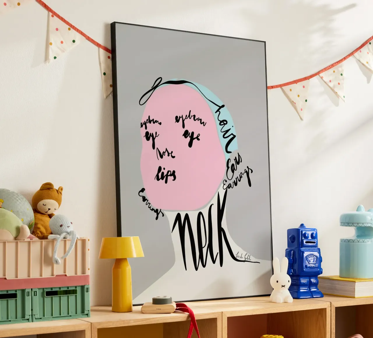 Naming the Face alluminio dibond da Linda Gobeta