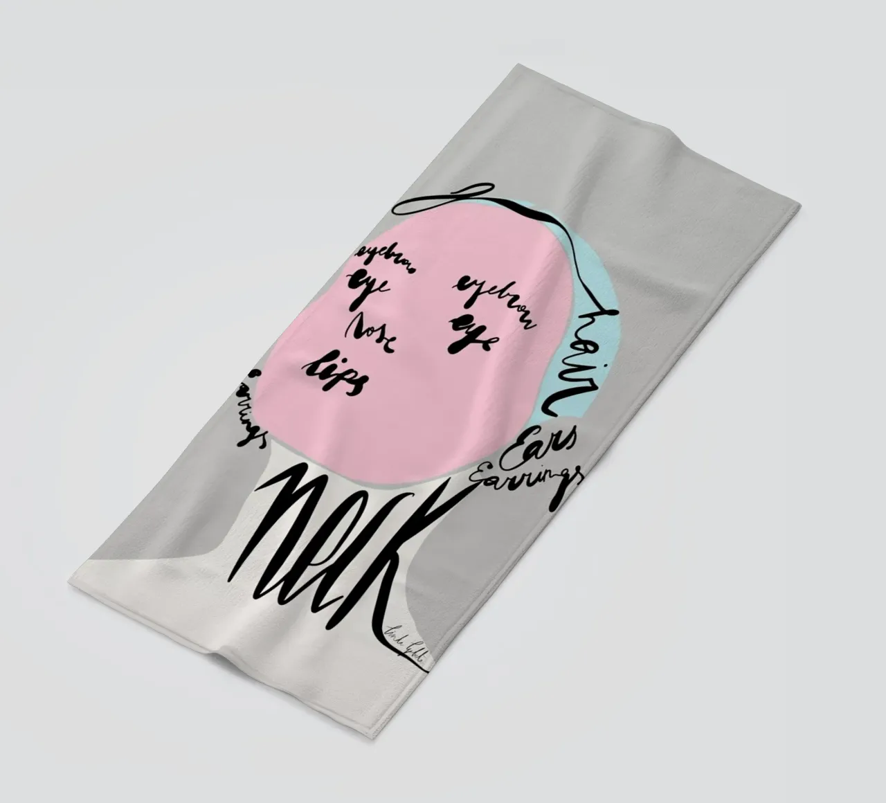 Naming the Face telo mare da Linda Gobeta