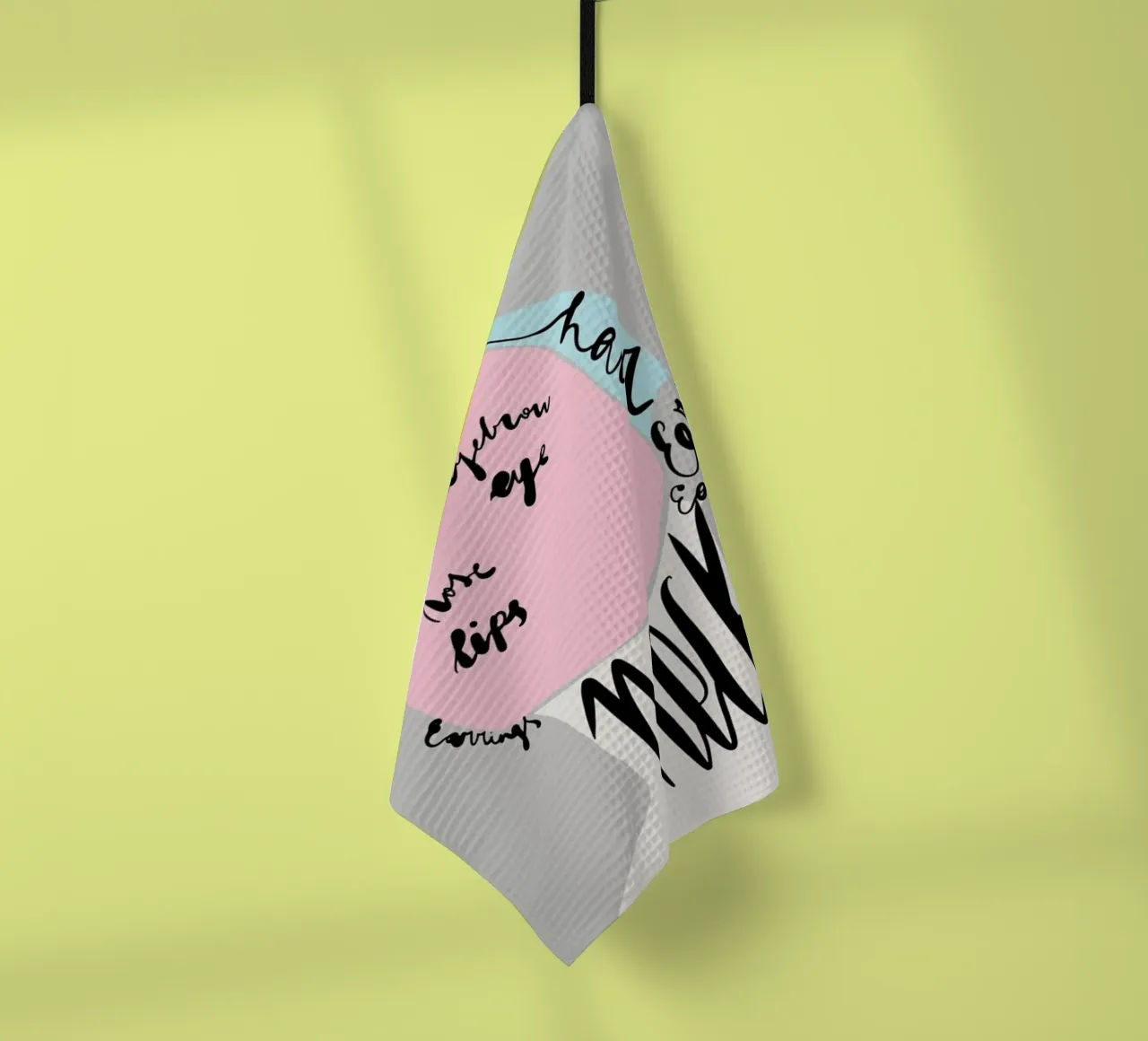 Naming the Face canovaccio da cucina da Linda Gobeta