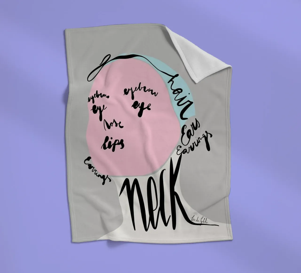 Naming the Face coperta in pile da Linda Gobeta