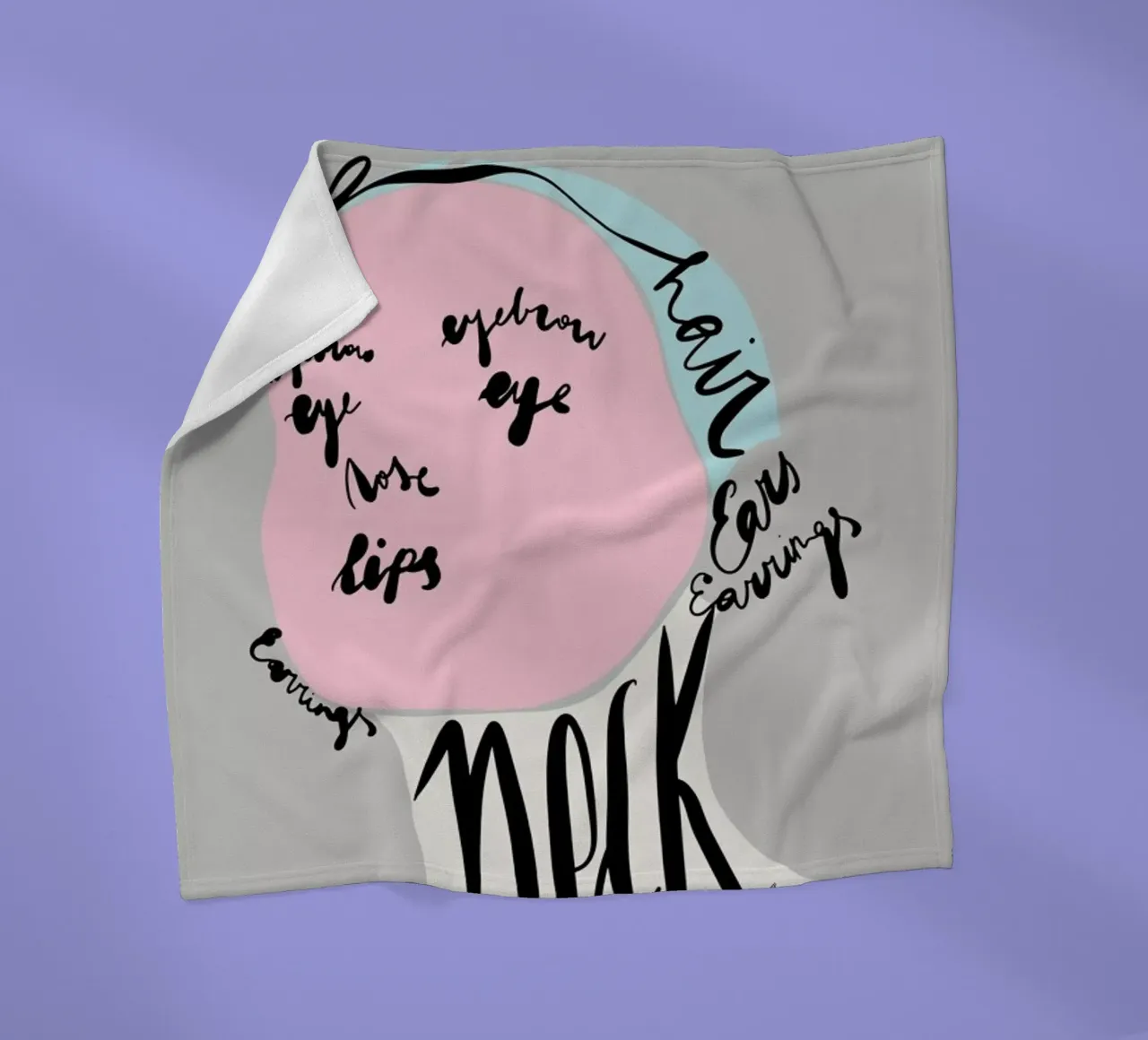 Naming the Face coperta in pile da Linda Gobeta