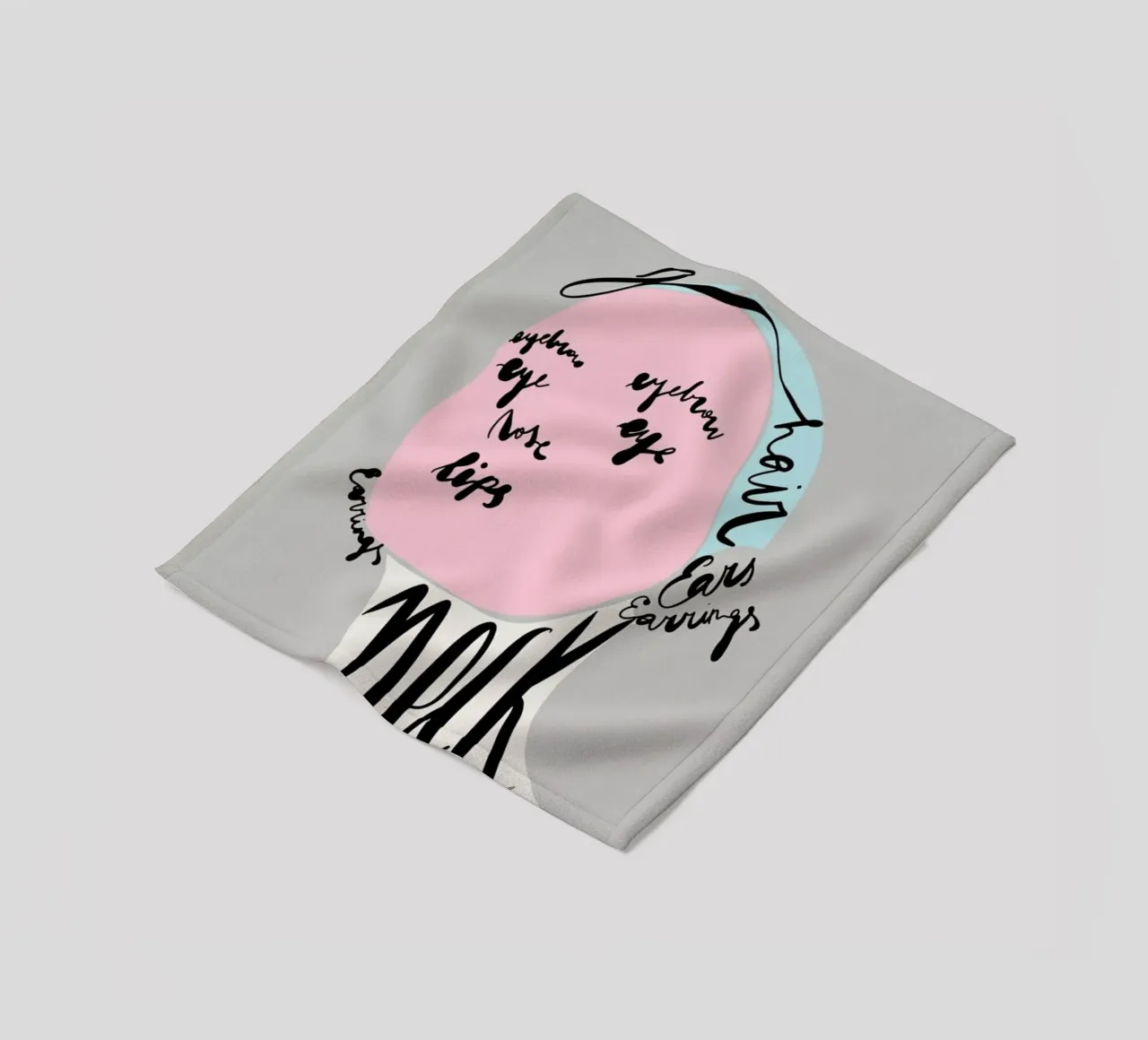 Naming the Face coperta in pile da Linda Gobeta