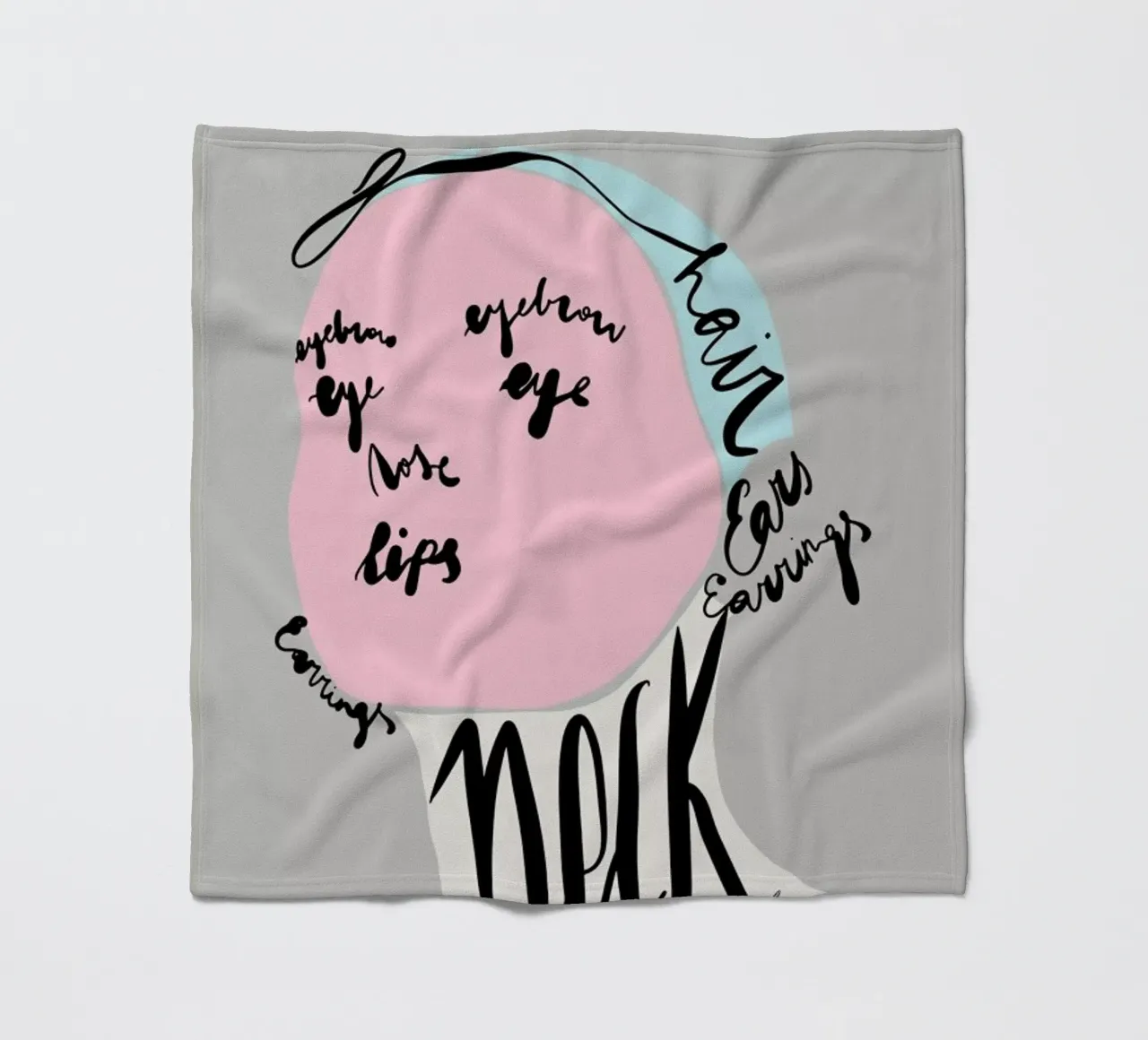 Naming the Face coperta in pile da Linda Gobeta