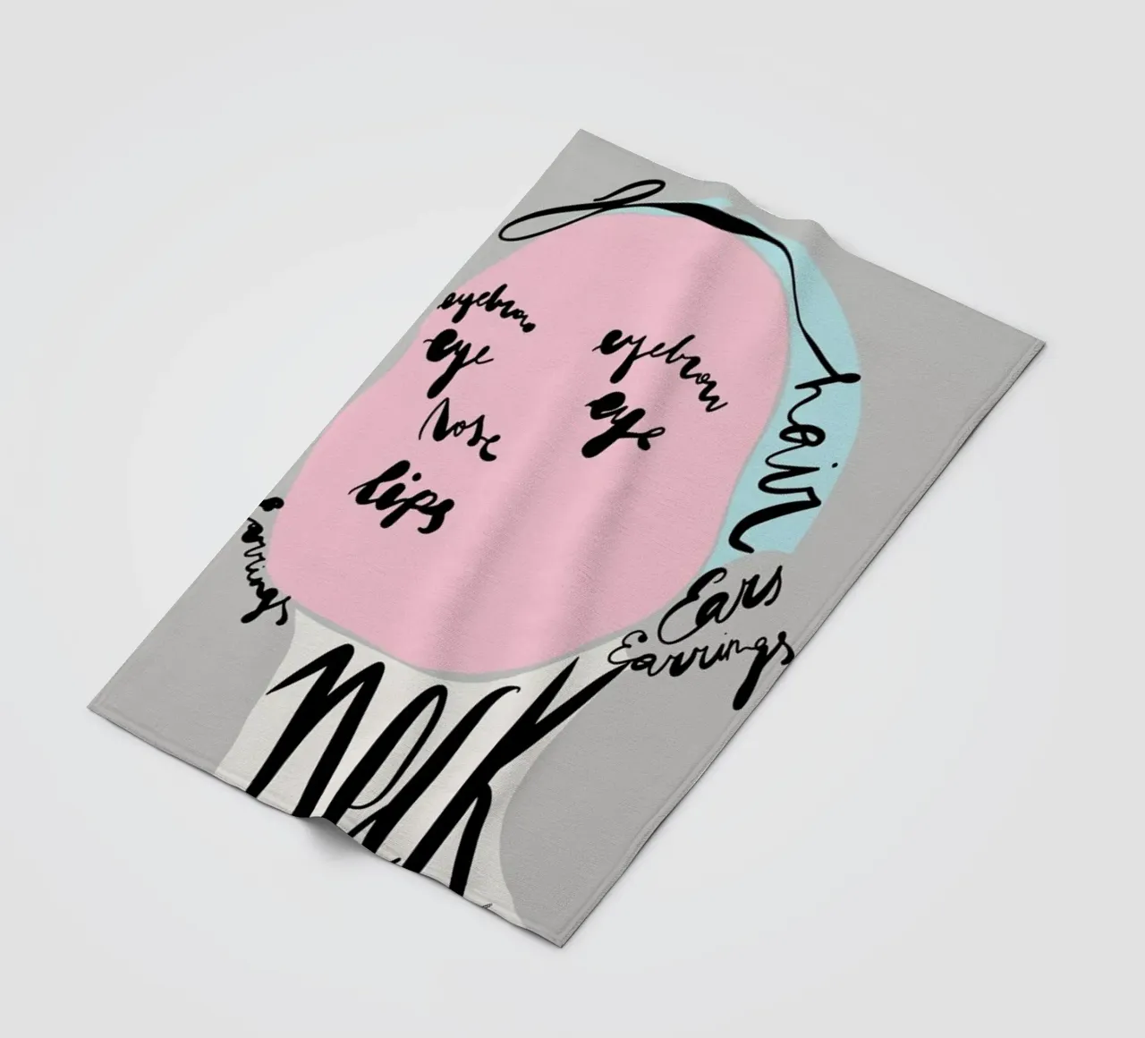 Naming the Face coperta in pile da Linda Gobeta