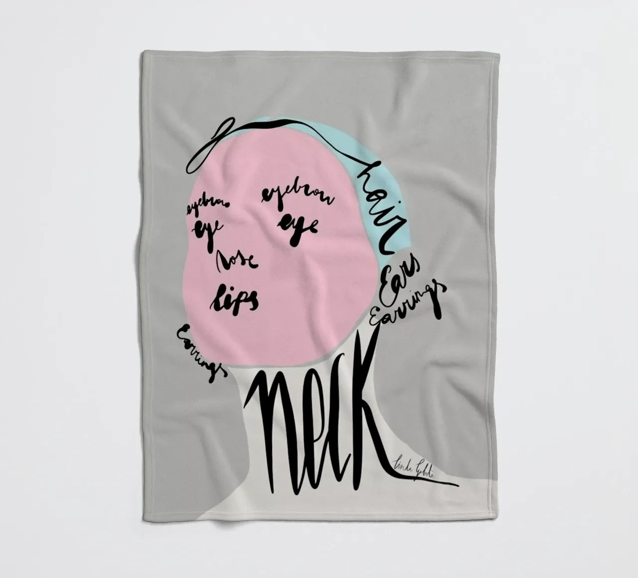 Naming the Face coperta in pile da Linda Gobeta