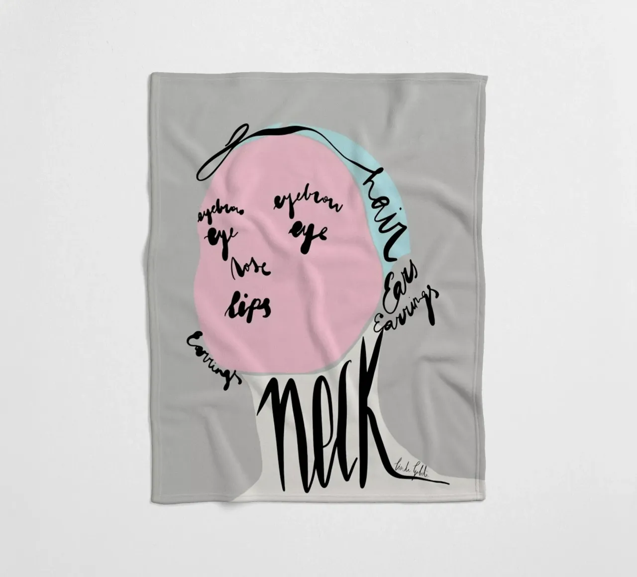 Naming the Face coperta in pile da Linda Gobeta