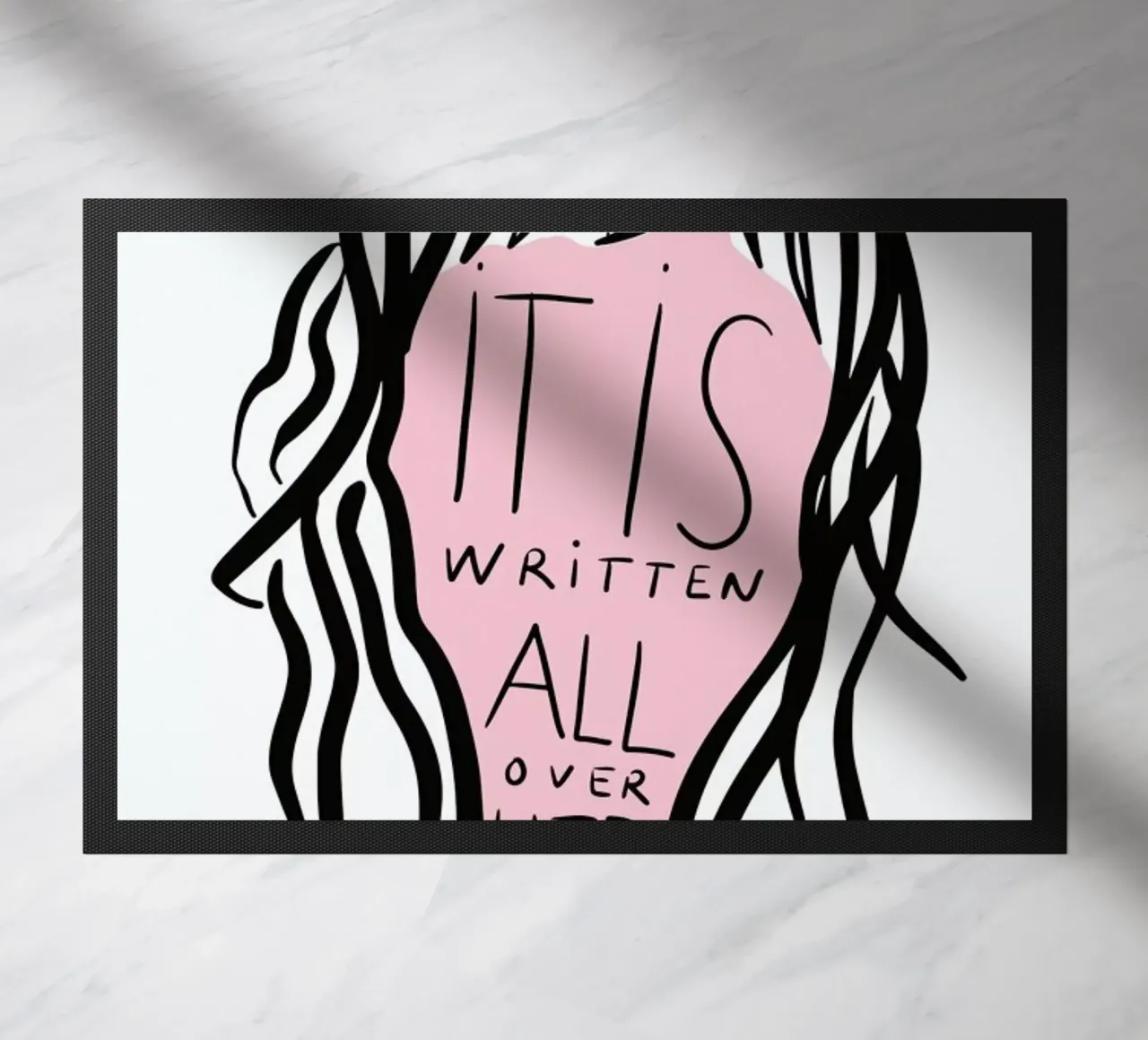 Writing on Her Face zerbino da Linda Gobeta