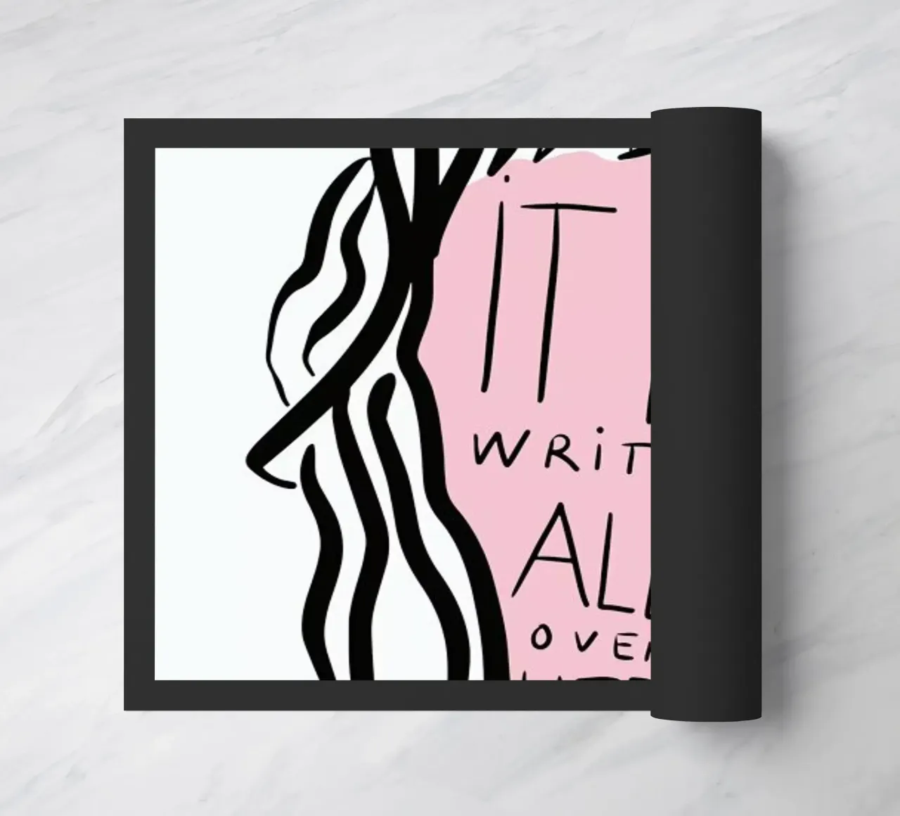 Writing on Her Face zerbino da Linda Gobeta