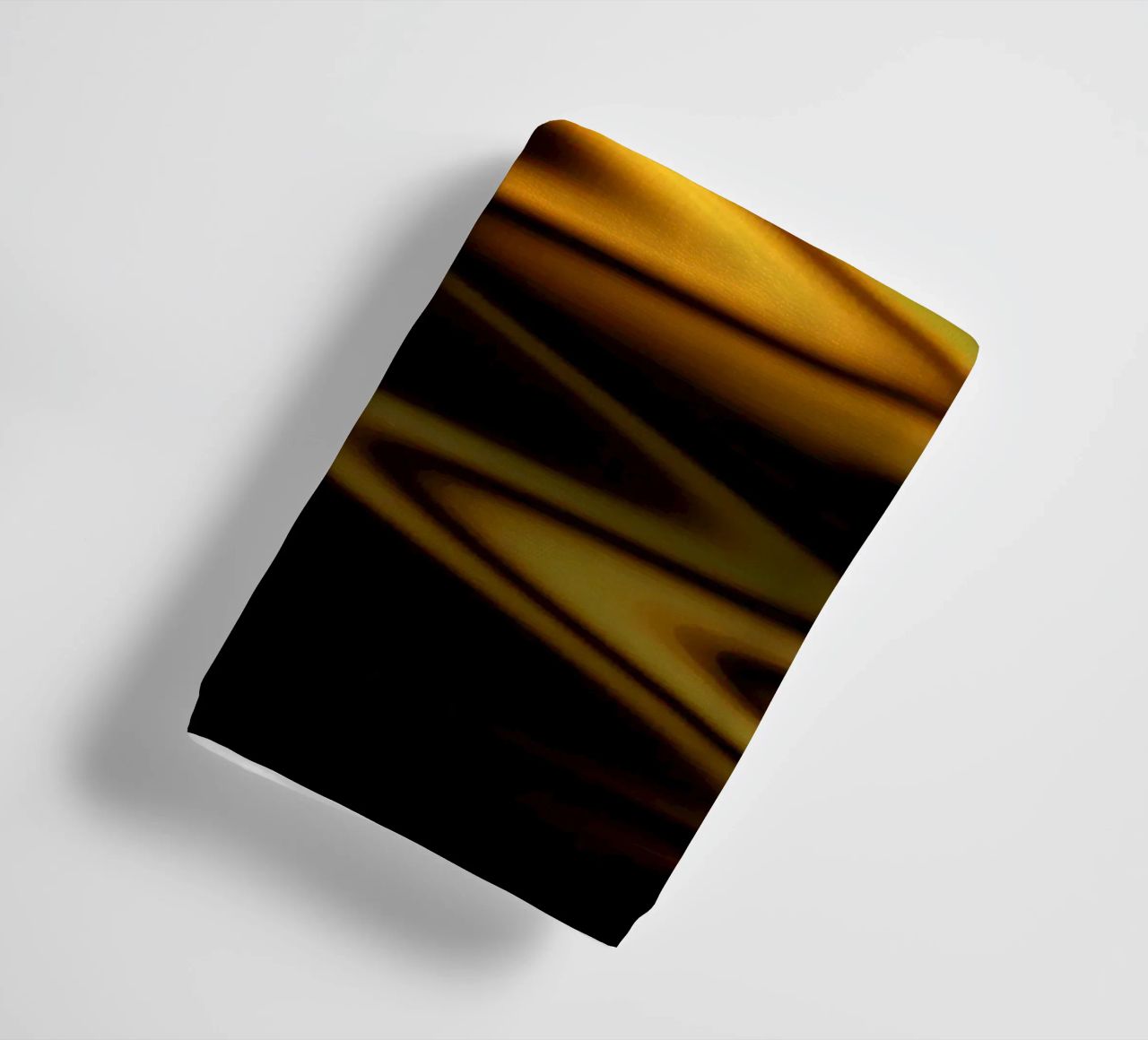 Vagues abstraites motif dynamique en orange et jaune serviette de bain de Something for you