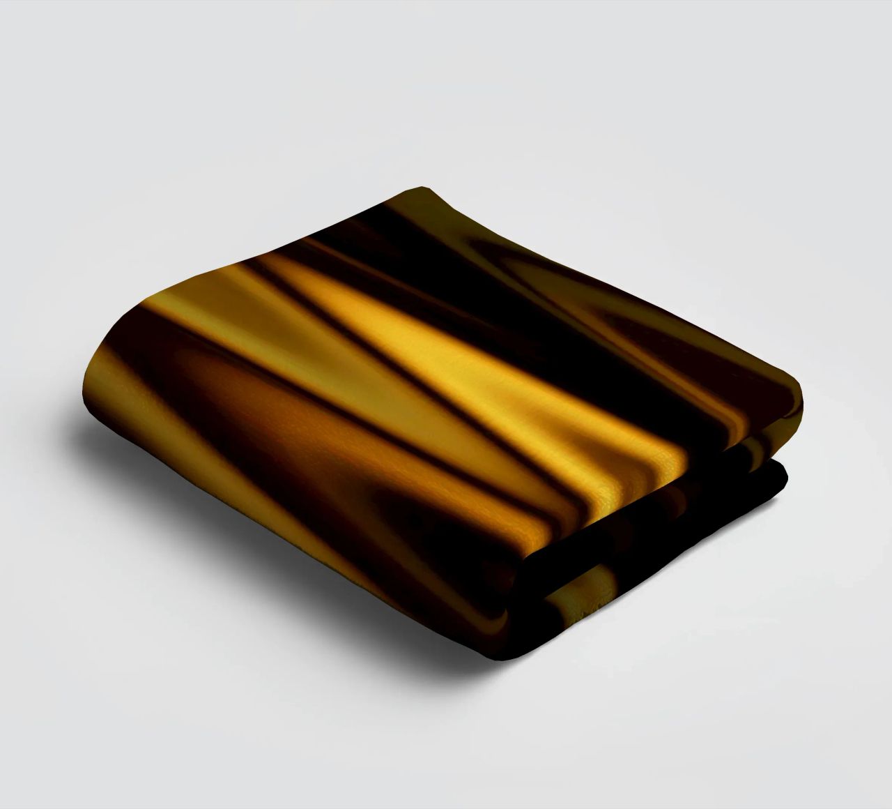 Vagues abstraites motif dynamique en orange et jaune serviette de bain de Something for you